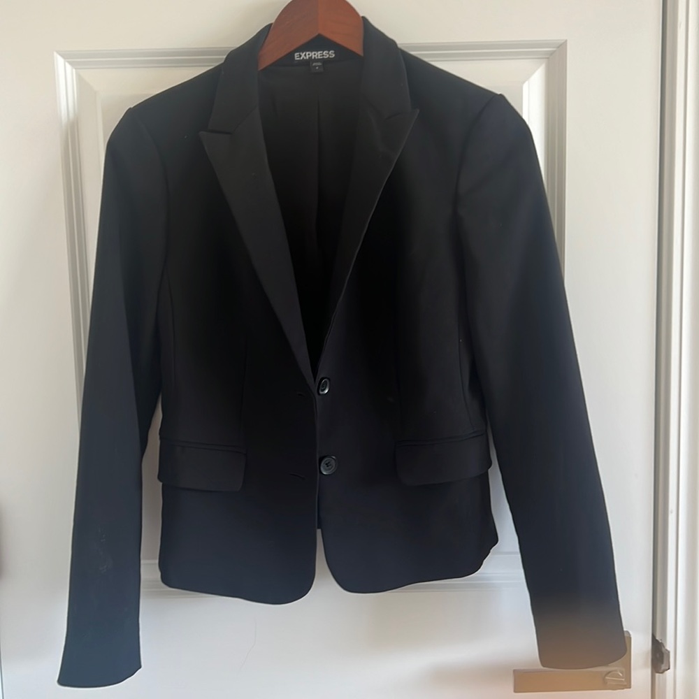 Black formal blazer